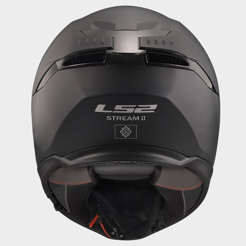 LS2 Stream 2 Matte Black Full-Face Helmet – DOT Certified Street