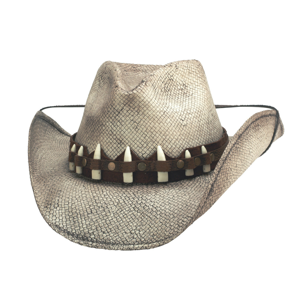 Bullhide Distressed Straw Western Hat | Leather Bound NJ
