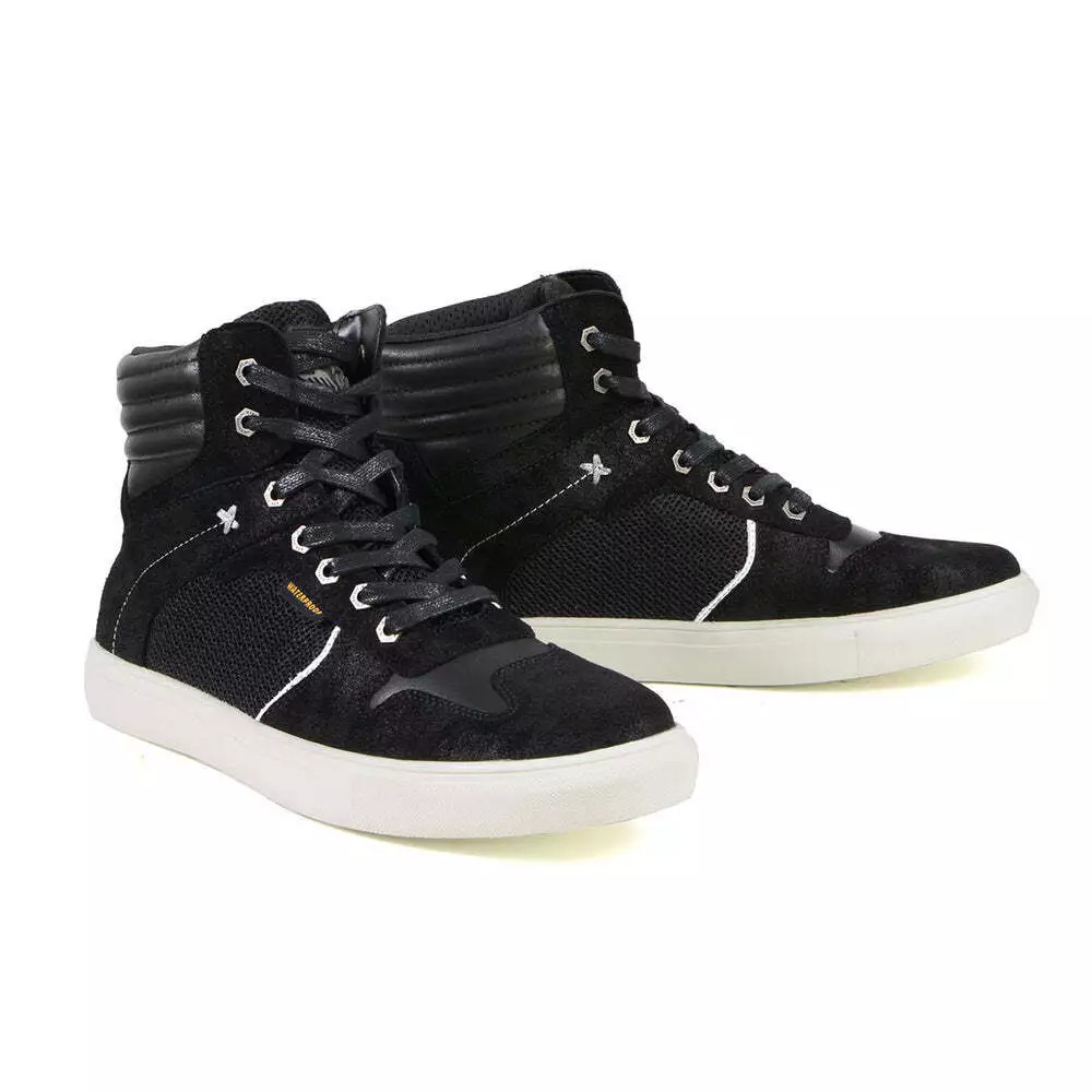 Milwaukee Leather Waterproof Street Riding Sneakers | Leather Bound NJ