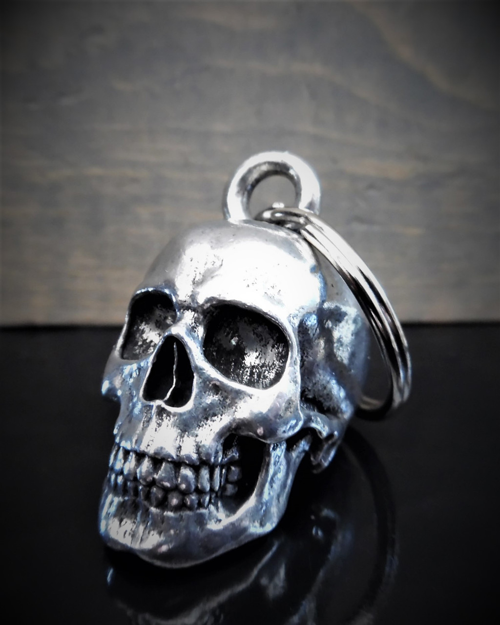 3D Skull Motorcycle Guardian Bell – Biker Good Luck Bell