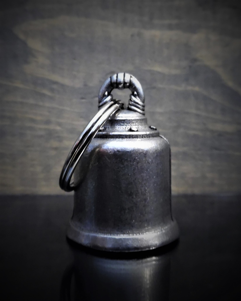 Maltese Cross Motorcycle Bell - Bravo Bells - Leather Bound NJ