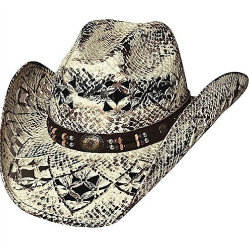 Bullhide Toyo Straw Western Hat | Distressed & Vented Cowboy Hat