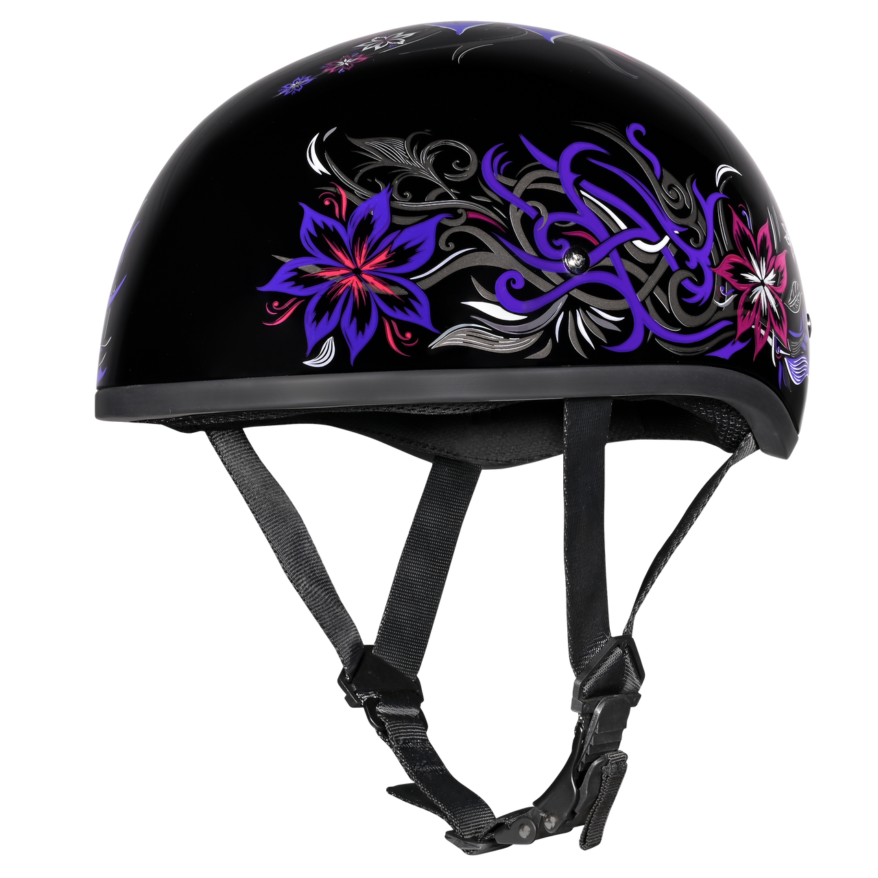 Daytona Floral Ladies Motorcycle Helmet | DOT Women's Helmet Daytona Floral Ladies Motorcycle Helmet | DOT Women's Helmet