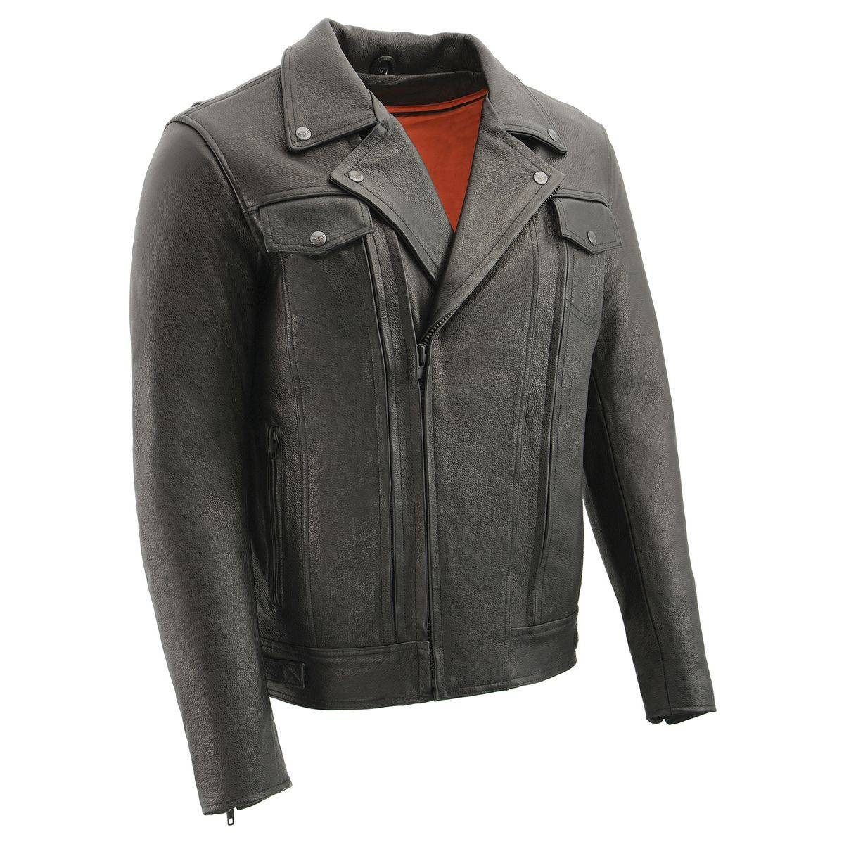 Milwaukee Leather Pistol Pete Motorcycle Jacket | Vented Men's