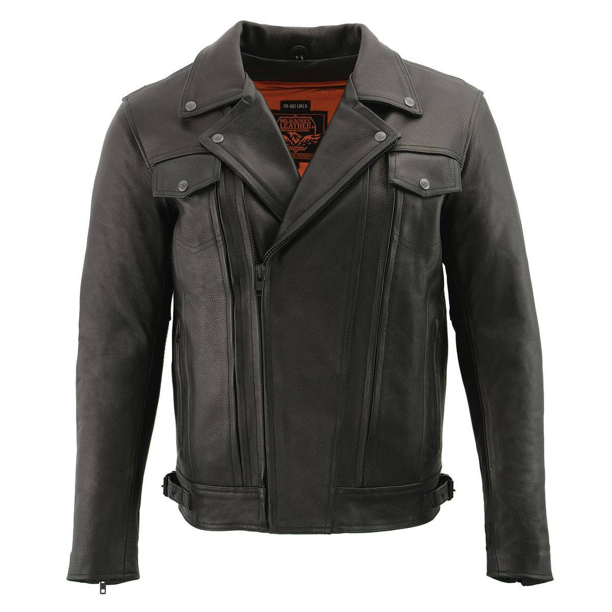 Milwaukee Leather Pistol Pete Motorcycle Jacket | Vented Men's