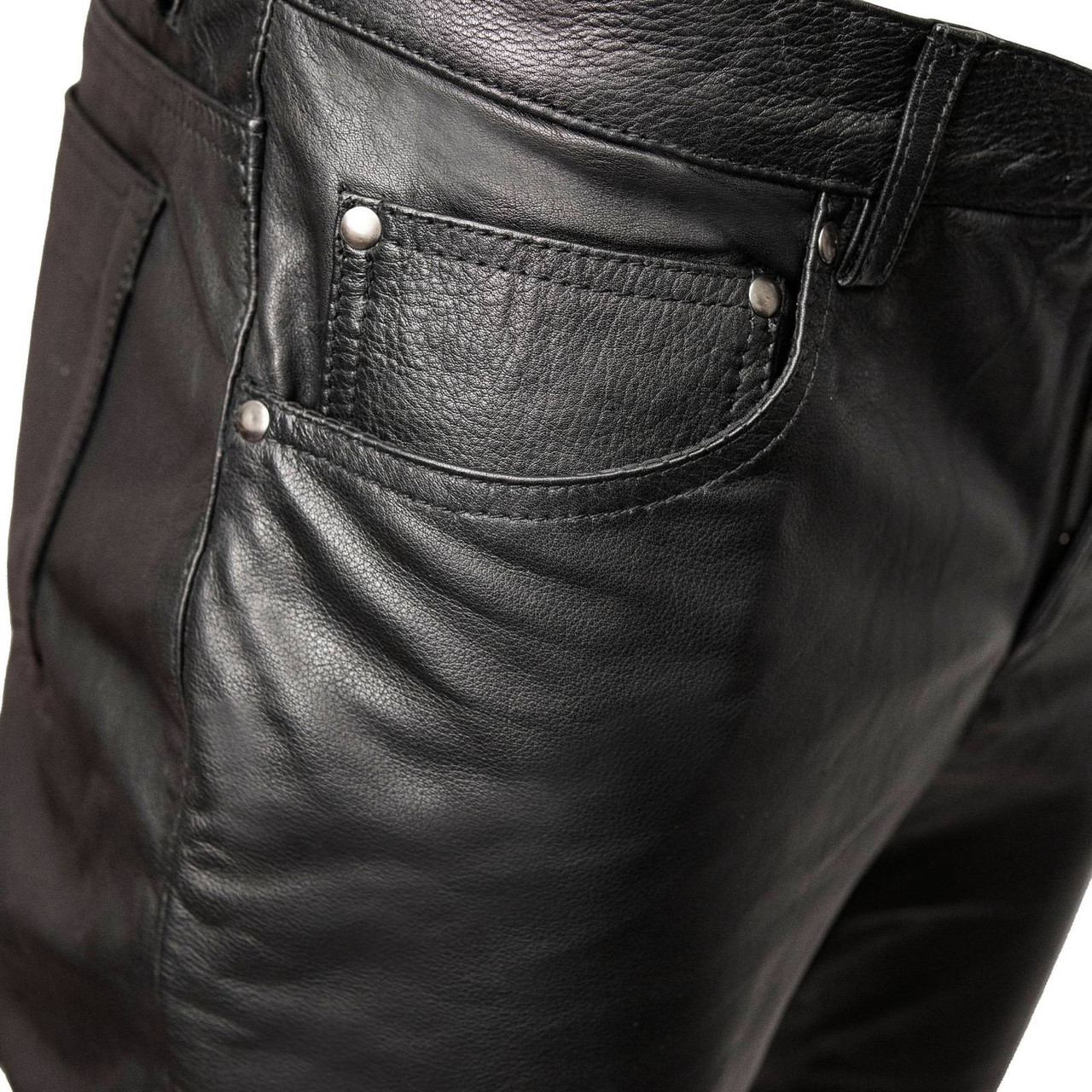 Milwaukee Leather Motorcycle Pants – Men's Cowhide Riding Pants