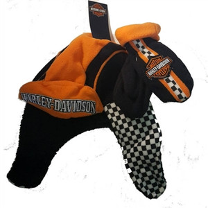 Harley-Davidson Baby Fleece Winter Hat & Mittens (Infant) Harley-Davidson Baby Fleece Winter Hat & Mittens (Infant)
