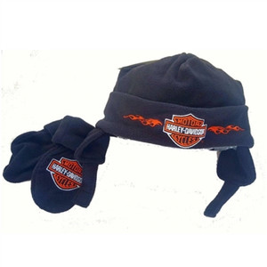 Harley-Davidson Toddler Fleece Winter Hat & Mittens Gift Set Harley-Davidson Toddler Fleece Winter Hat & Mittens Gift Set