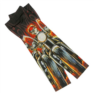 Hot Leathers Protective Arm Guards, Flames Fire Biker Hot Leathers Protective Arm Guards, Flames Fire Biker