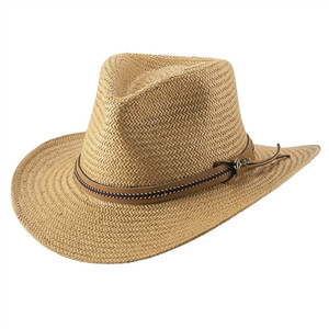 Summer Straw Western Hat, Brittoli by Montecarlo Hats Summer Straw Western Hat, Brittoli by Montecarlo Hats