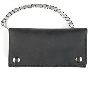 American Made Leather Chain Wallets: Biker Style 7'' Extra Long American Made Leather Chain Wallets: Biker Style 7'' Extra Long