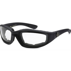 Padded Clear Lens Motorcycle Glasses - Night Riding Padded Clear Lens Motorcycle Glasses - Night Riding