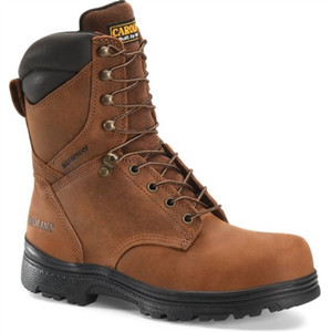 Carolina 6-inch lace-up steel toe work boots in brown leather, featuring waterproof SCUBALINER™ Carolina 6-inch lace-up steel toe work boots in brown leather, featuring waterproof SCUBALINER™