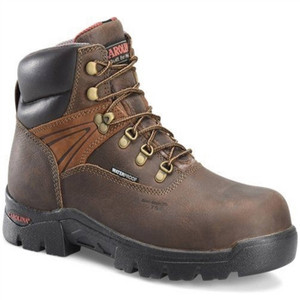 Carolina CA5550 men's 6-inch composite toe work boots in Utopia Dark Coffee leather, featuring SCUBALINER waterproof membrane Carolina CA5550 men's 6-inch composite toe work boots in Utopia Dark Coffee leather, featuring SCUBALINER waterproof membrane
