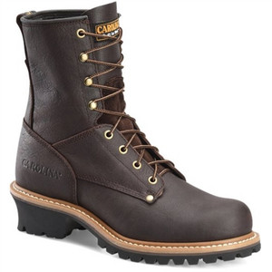 Carolina Elm 8" Logger Work Boots CA821 – Briar Pitstop Leather, Soft Toe, EH Rated Carolina Elm 8" Logger Work Boots CA821 – Briar Pitstop Leather, Soft Toe, EH Rated