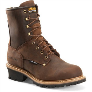 Carolina Logger Work Boots: Waterproof 8'' Brown Waterproof Carolina Logger Work Boots: Waterproof 8'' Brown Waterproof