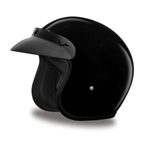 Daytona Cruiser Junior DOT kids motorcycle helmet – front view showcasing low-profile design, DOT FMVSS 218 certification