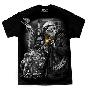 Men's Biker T-Shirts: David Gonzales Art "Freedom" Ride or Die Clothing Men's Biker T-Shirts: David Gonzales Art "Freedom" Ride or Die Clothing