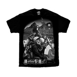 David Gonzales Art, Ride Or Die, Highway to Hell Men's Biker Shirt David Gonzales Art, Ride Or Die, Highway to Hell Men's Biker Shirt