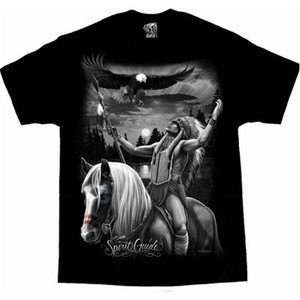 Spirit Guide Native American Shirt by DGA Tee's, Indian Warrior Spirit Guide Native American Shirt by DGA Tee's, Indian Warrior