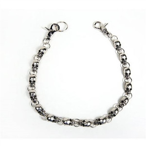 Biker Skull Head Replacement Wallet Chain Biker Skull Head Replacement Wallet Chain