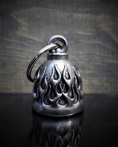 Bravo Motorcycle Guardian Bells: Flames Biker Road Bell Bravo Motorcycle Guardian Bells: Flames Biker Road Bell