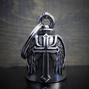 Bravo Motorcycle Guardian Bells: Cross & Wings Bravo Motorcycle Guardian Bells: Cross & Wings