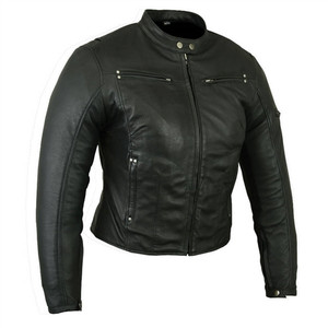 Ladies Leather Motorcycle Jackets - Lightweight Lambskin Racer Ladies Leather Motorcycle Jackets - Lightweight Lambskin Racer