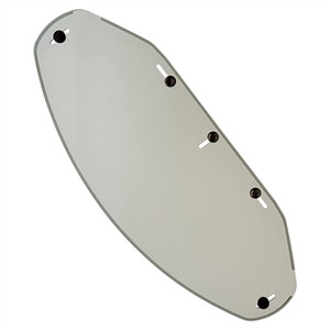Echo 5 Snap Tear-Off Shield for Open-Face Helmets, Smoke Echo 5 Snap Tear-Off Shield for Open-Face Helmets, Smoke