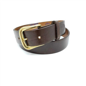 Oil Tan Genuine Brown Leather Belt: Uniform USA Cowhide Oil Tan Genuine Brown Leather Belt: Uniform USA Cowhide