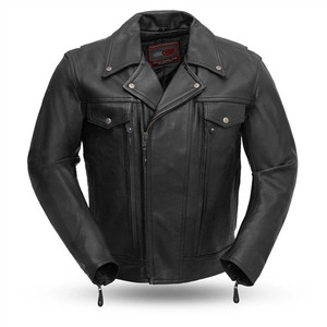 First Classics: Utility Pocket Leather Motorcycle Jacket, Mastermind First Classics: Utility Pocket Leather Motorcycle Jacket, Mastermind