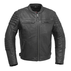 First Classics Commuter Motorcycle Jacket in black with thermal liner and concealed carry pockets First Classics Commuter Motorcycle Jacket in black with thermal liner and concealed carry pockets