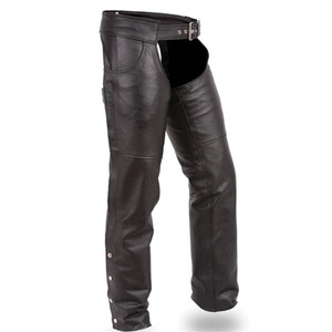 Jean Style Leather Motorcycle Chaps: Soft Cowhide, First Classics Jean Style Leather Motorcycle Chaps: Soft Cowhide, First Classics