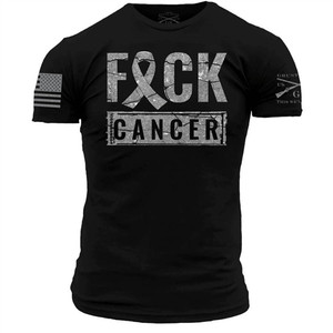 F*ck Cancer Throwback T-Shirt: Grunt Style Clothing F*ck Cancer Throwback T-Shirt: Grunt Style Clothing