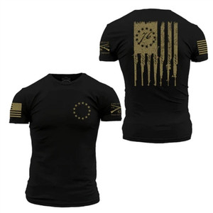 Betsy Rifle US Flag Shirt, Grunt Style Clothing Betsy Rifle US Flag Shirt, Grunt Style Clothing