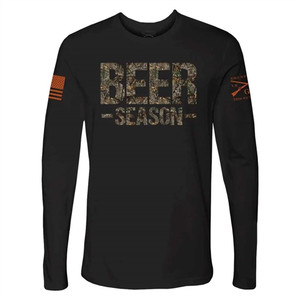 Beer Season Long Sleeve Shirt, Men's Grunt Style Clothing + Realtree Edge Beer Season Long Sleeve Shirt, Men's Grunt Style Clothing + Realtree Edge