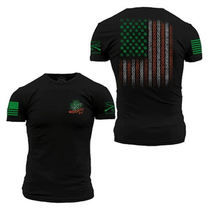 Grunt Style Irish Colors Men's Shirt w/ Flag Grunt Style Irish Colors Men's Shirt w/ Flag