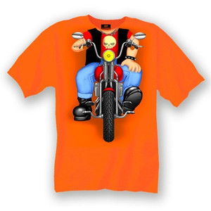Toddler Motorcycle Apparel - Biker Body Orange T-Shirt Toddler Motorcycle Apparel - Biker Body Orange T-Shirt
