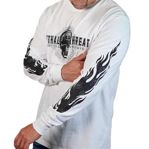 Lethal Threat Death Rider Men's Biker Shirt, Long Sleeve Lethal Threat Death Rider Men's Biker Shirt, Long Sleeve