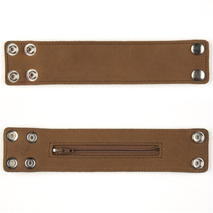 Money Pocket Leather Wrist Cuff: USA Made Money Pocket Leather Wrist Cuff: USA Made