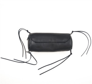 American Soft Leather Motorcycle Tool Bag, Black Cowhide American Soft Leather Motorcycle Tool Bag, Black Cowhide