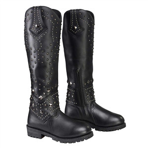 Milwaukee Leather Ladies Tall Studded Motorcycle Boots Milwaukee Leather Ladies Tall Studded Motorcycle Boots