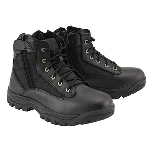 Milwaukee Short Tactical Motorcycle Boots with lace-up front and rugged outsole Milwaukee Short Tactical Motorcycle Boots with lace-up front and rugged outsole