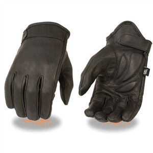 Milwaukee Leather lightweight motorcycle gloves soft cowhide gel-padded palm Milwaukee Leather lightweight motorcycle gloves soft cowhide gel-padded palm
