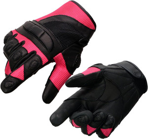 Milwaukee Leather Ladies Pink Padded Motorcycle Gloves Milwaukee Leather Ladies Pink Padded Motorcycle Gloves
