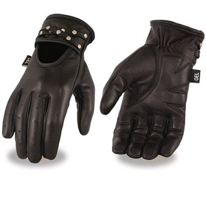 Milwaukee Leather Studded Ladies Motorcycle Gloves Milwaukee Leather Studded Ladies Motorcycle Gloves