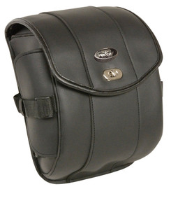 Milwaukee Leather Small PVC Motorcycle Sissy Bar Bag – 8x8x4.5 Inches Milwaukee Leather Small PVC Motorcycle Sissy Bar Bag – 8x8x4.5 Inches