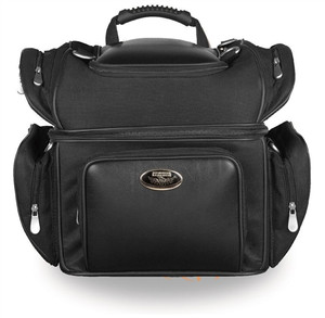 Milwaukee Black Textile Motorcycle Sissy Bar Bag Milwaukee Black Textile Motorcycle Sissy Bar Bag