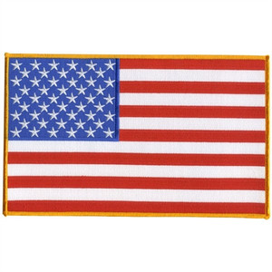American Flag 5'' Patch, Biker Patches by Hot Leathers American Flag 5'' Patch, Biker Patches by Hot Leathers