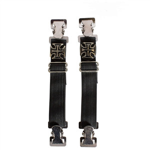 Biker Boot Stirrup Strap Pants Bungee Iron Cross Biker Boot Stirrup Strap Pants Bungee Iron Cross
